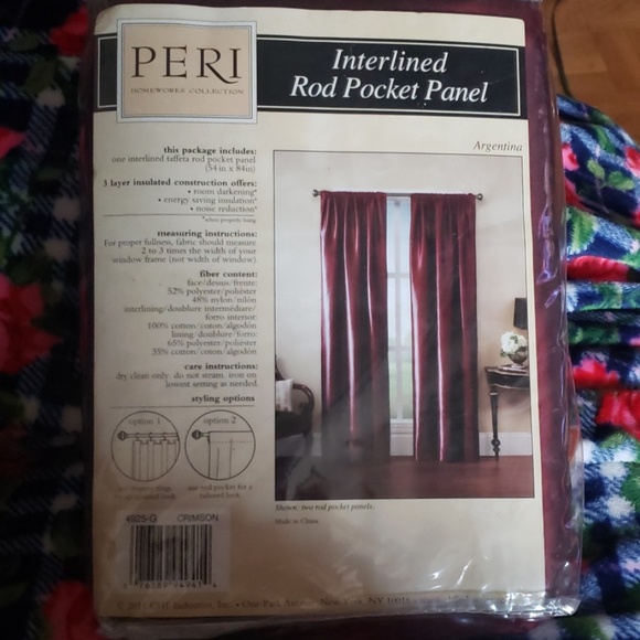 Peri Homeworks Collection Accents Argentina Rod Pocket Panel
